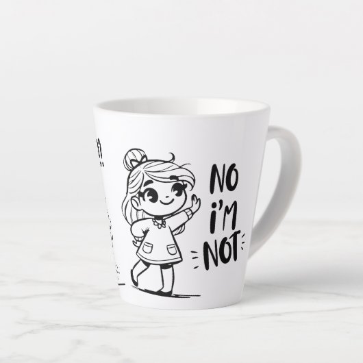 40 worden? Wie, ik? Linkshandige mok (Rechterhoek)