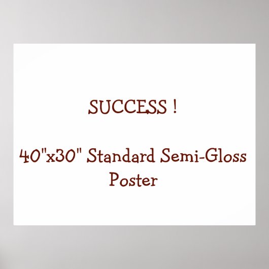 40"x30" Standaard Halfglans Poster (Voorkant)