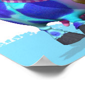 40 x 12 inch GiggleBellies Kissy Moo Birthday Bann Poster (Hoek)