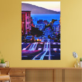 40 X 60 SCHILDERACHTIG SAN FRANCISCO CITY CANVAS P AFDRUK (Insitu (Woonkamer))