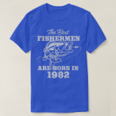 40 Year Old Fisherman_ Fishing 1982 40th Birthday  T-shirt (Design voorkant)