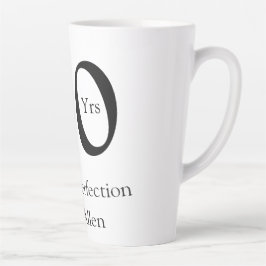 40 years aged to perfection birthday name simple  latte mok