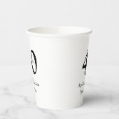 40 years aged to perfection birthday name simple  papieren bekers (Links)