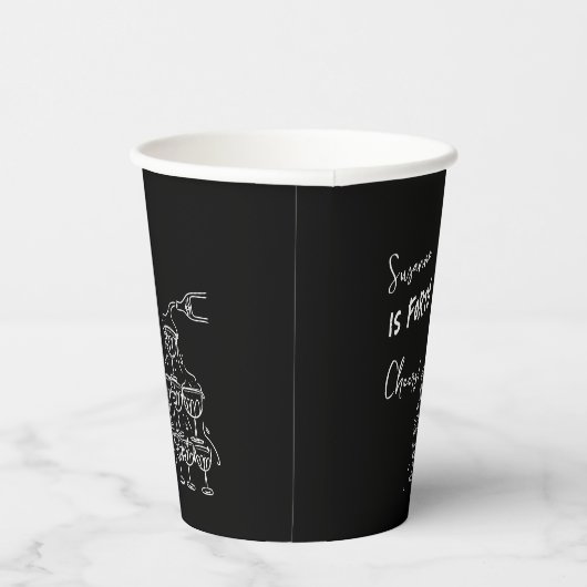 40 years Birthday Champagne tower funky Papieren Bekers (Rechts)