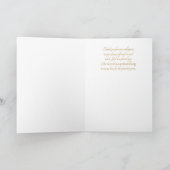 40 Years of Religious Service Cross and Lilies Kaart (Binnen)