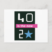 40 zijn nieuw briefkaart 20 (Voorkant)