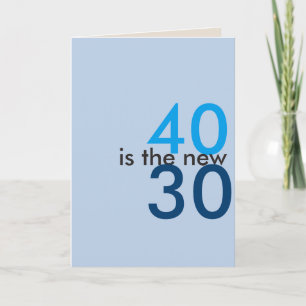 40 zijn nieuwe 30, hoo-straal voor de kaart van de
