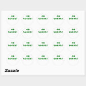 40 zuigt ronde sticker (Vel)