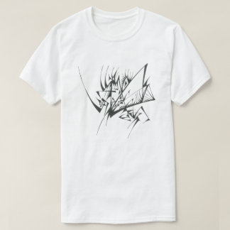 40 Zwarte Witte Abstracte Tribale Tattoo Kunst T-shirt
