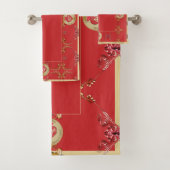 40e/15e bruiloft Jubileum badhanddoek Bad Handdoek (Insitu)