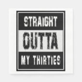 40E, 40E VERJAARDAG, STRAIGHT OUTA DERTIGER SERVET (Voorkant)