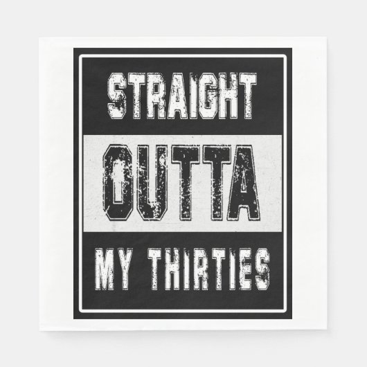 40E, 40E VERJAARDAG, STRAIGHT OUTA DERTIGER SERVET (Voorkant)