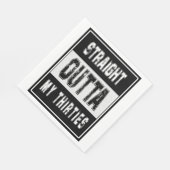 40E, 40E VERJAARDAG, STRAIGHT OUTA DERTIGER SERVET (Hoek)