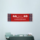 40e, 45e verjaardag Football Banner, Jumbo Spandoek (Beurs)