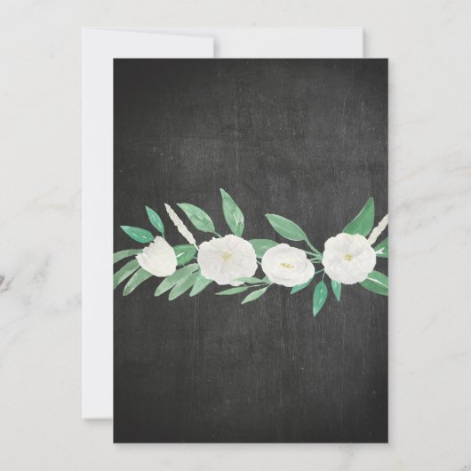 40e 50e 60 Verrassing Verjaardagsfeest Chalk Uitno Kaart (Achterkant)