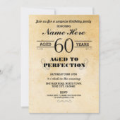 40E 50E 60E 70E VERJAARDAG UITNODIGING (Voorkant)
