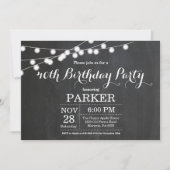 40e aanhalingstebord van de Birthday Kaart (Voorkant)