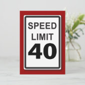 40e aantekeningen voor snelheidsbeperking bij geb kaart (Staand voorkant)