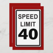 40e aantekeningen voor snelheidsbeperking bij geb kaart (Voorkant / Achterkant)