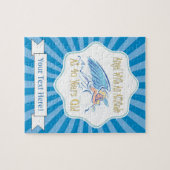 40e Birthday Angel met hoogte Legpuzzel (Horizontaal)