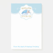 40e Birthday Angel met hoogte Post-it® Notes (Voorkant)