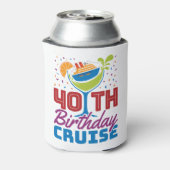 40e Birthday Cruise Blikjeskoeler (Blikje Achterkant)