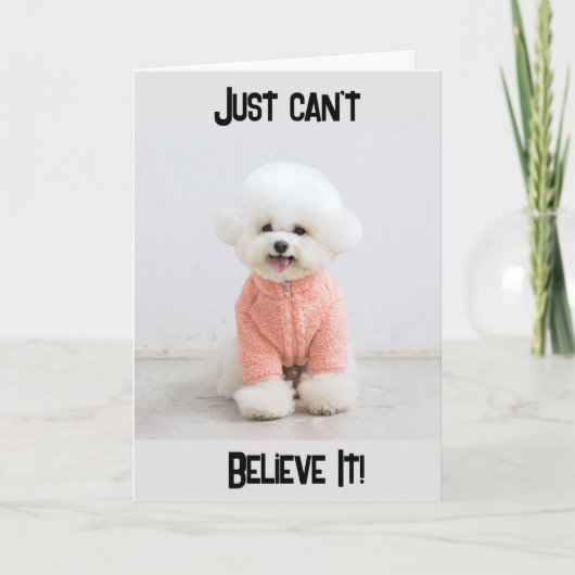 "40e BIRTHDAY??? JE KAN NIET GELOVEN DAT IT Kaart (Voorkant)