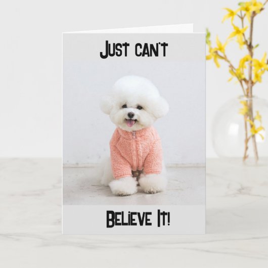 "40e BIRTHDAY??? JE KAN NIET GELOVEN DAT IT Kaart (Gele Bloem)