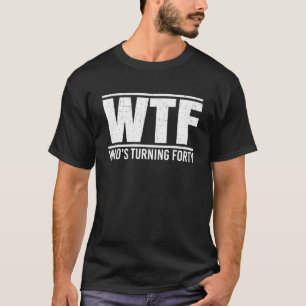 40e 'Birthday'-ontwerp, Wereldforum voor veertig j T-shirt