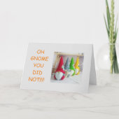 **40e BIRTHDAY** van VERWARMDE GNOMEN! Kaart (Voorkant)