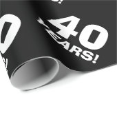 40e Birthday-verpakkingspapier Cadeaupapier (Rol Hoek)