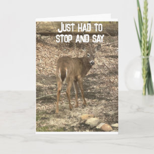 "40e BIRTHDAY WISHES" VAN EEN COOL DEER-Kaart Kaart