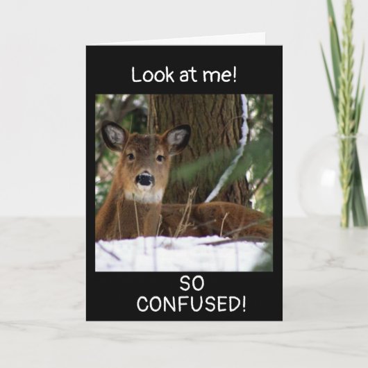 "40e BIRTHDAY WISHES" VAN EEN DEER Kaart (Voorkant)