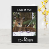 "40e BIRTHDAY WISHES" VAN EEN DEER Kaart (Gele Bloem)