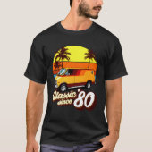 40e boogiebus sinds 1980 t-shirt (Voorkant)