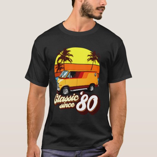 40e boogiebus sinds 1980 t-shirt (Voorkant)