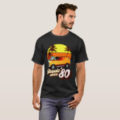 40e boogiebus sinds 1980 t-shirt (Voorkant volledig)