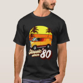 40e boogiebus sinds 1980 t-shirt (Voorkant)