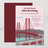 40e Brug van de Partij van de Aarde in Lissabon bi Kaart (Voorkant / Achterkant)