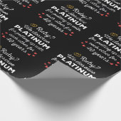 40e bruiloft Jubileum I - Ruby Funny Paar Cadeaupapier (Hoek)