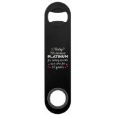 40e bruiloft Jubileum I - Ruby Funny Paar Speed Flessenopener (Achterkant)