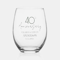 40e bruiloft Jubileum Keepsake