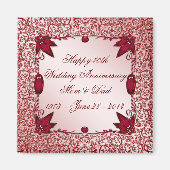 40e bruiloft Jubileum magneet (Voorkant)