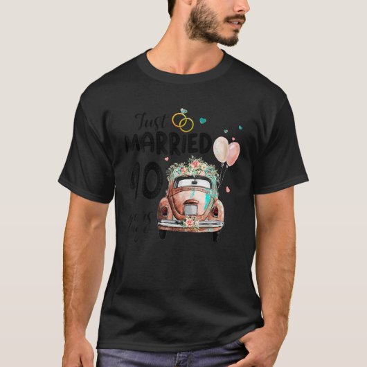 40e bruiloft Jubileum Shirt net getrouwd 40 jaar (Voorkant)