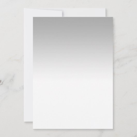 40e bruiloft Jubileum - Silver White Kaart (Achterkant)