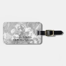 40e bruiloft Jubileum witte bloemen en kant