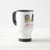 40e bruiloft met robijnen Kinderfoto's Reisbeker (Voorkant links)