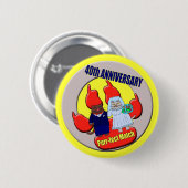 40e Button Jubileum bruiloft (Voorkant /achterkant)