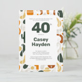 40e cowboy westerne stijl pet cactus kaart (Staand voorkant)