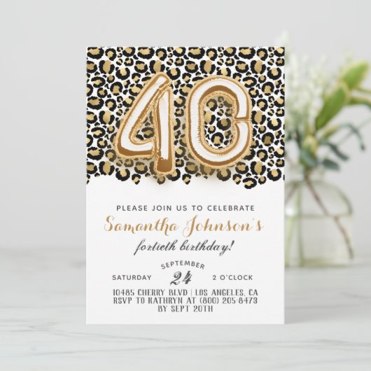 40e dag van de uitnodiging van de heer Fabulous Gl (Staand voorkant)